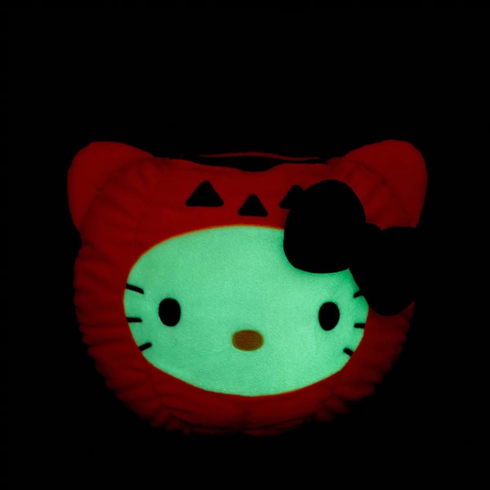 Halloween Glow in the Dark Pumpkin Plush Basket  - Hello Kitty (2022) Sanrio